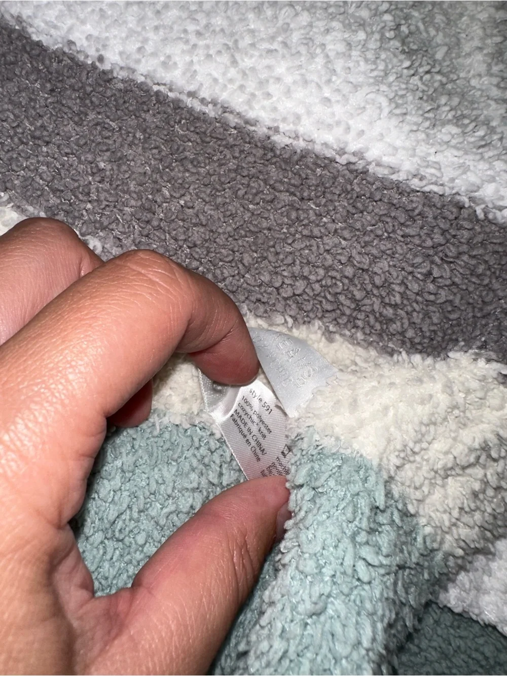 Barefoot dreams striped throw blanket